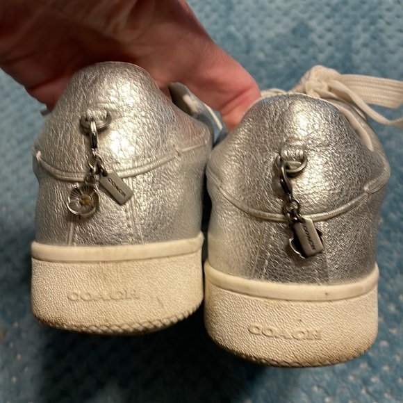 Coach C101 Sneaker, Silver, US size 9B - Picture 6 of 7